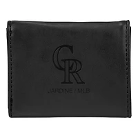 Colorado Rockies Laser-Engraved Trifold Wallet