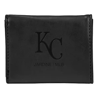 Black Kansas City Royals Laser-Engraved Trifold Wallet