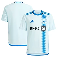 Youth adidas  Light Blue CF Montreal 2024 La Main Replica Jersey
