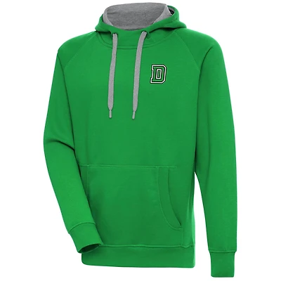 Men's Antigua Kelly Green Dartmouth Big Green  Victory Pullover Hoodie