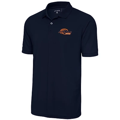 Men's Antigua Navy Pepperdine Waves Big & Tall Legacy Pique Polo