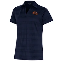 Women's Antigua  Navy Pepperdine Waves Compass Polo