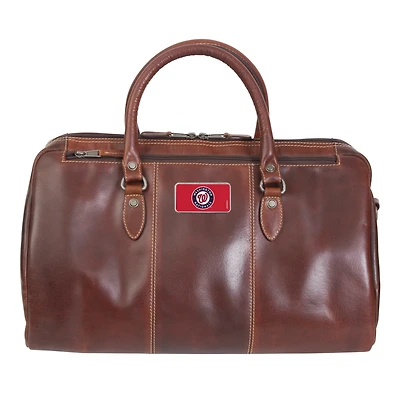 Brown Washington Nationals Color Logo Plate Niagara Canyon Duffel Bag