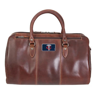 Brown Minnesota Twins Color Logo Plate Niagara Canyon Duffel Bag