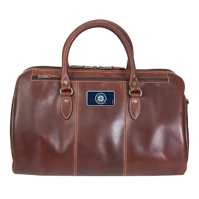 Brown Seattle Mariners Color Logo Plate Niagara Canyon Duffel Bag