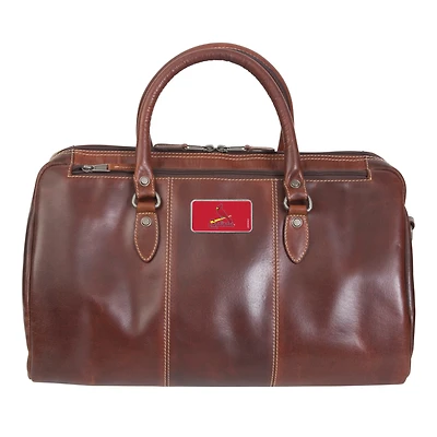 Brown St. Louis Cardinals Color Logo Plate Niagara Canyon Duffel Bag