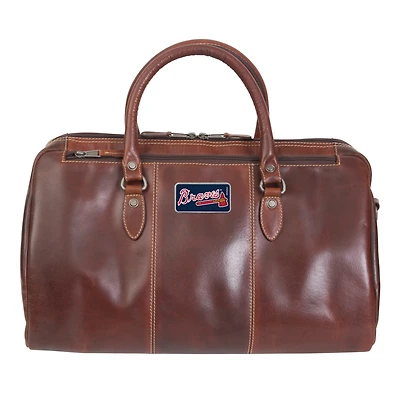 Brown Atlanta Braves Color Logo Plate Niagara Canyon Duffel Bag