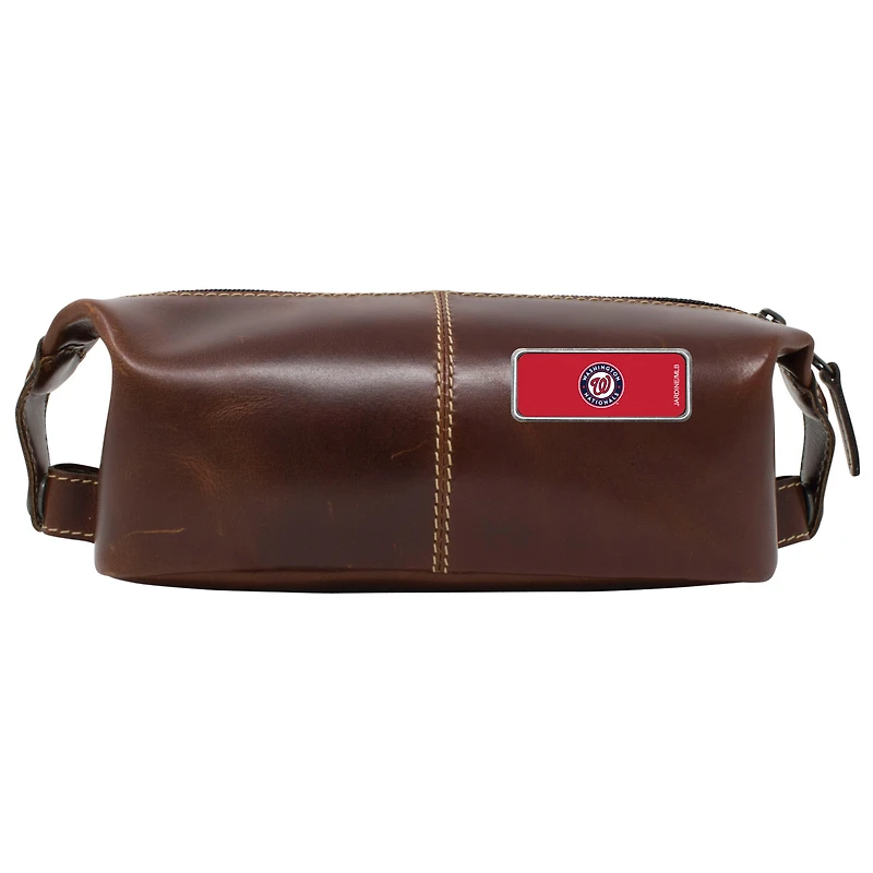 Washington Nationals Color Logo Plate Wind River Canyon Travel Kit - Brown