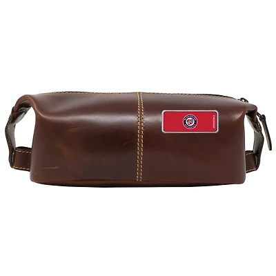 Washington Nationals Color Logo Plate Wind River Canyon Travel Kit - Brown