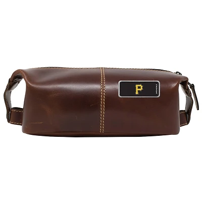 Pittsburgh Pirates Color Logo Plate Wind River Canyon Travel Kit - Brown