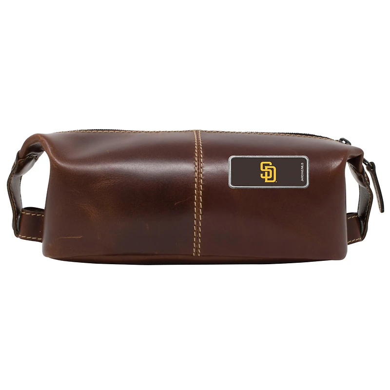 San Diego Padres Color Logo Plate Wind River Canyon Travel Kit - Brown