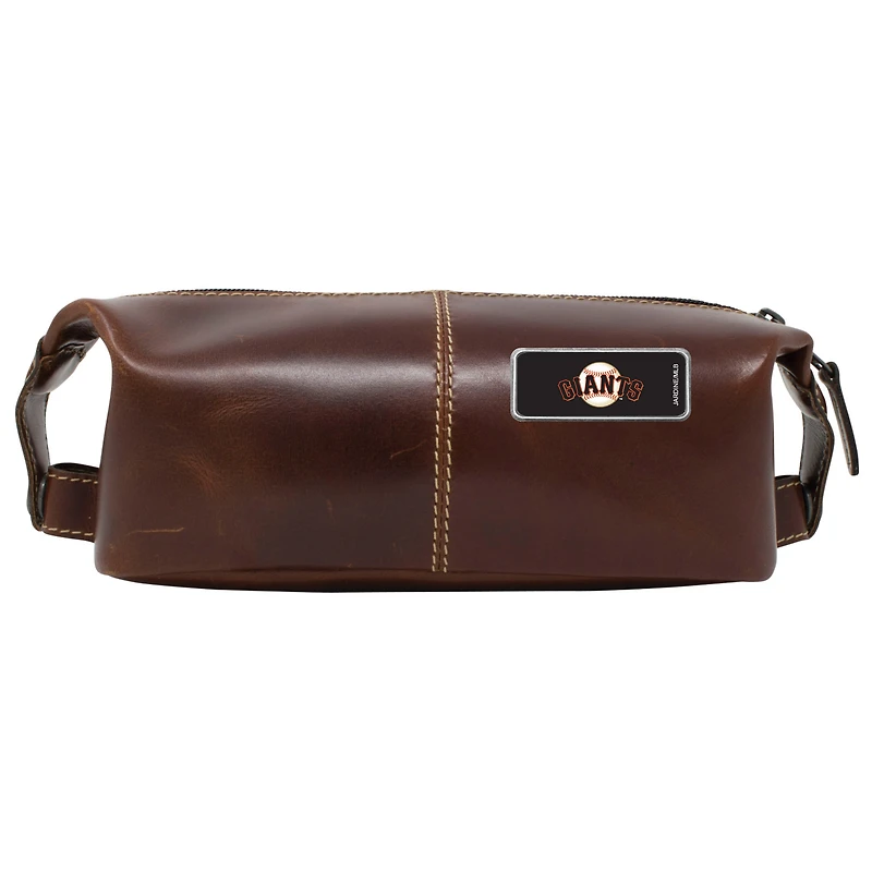 San Francisco Giants Color Logo Plate Wind River Canyon Travel Kit - Brown