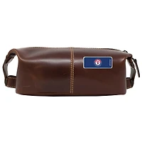 Texas Rangers Color Logo Plate Wind River Canyon Travel Kit - Brown