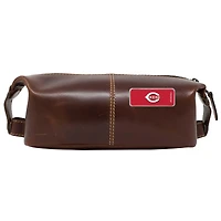 Cincinnati Reds Color Logo Plate Wind River Canyon Travel Kit - Brown