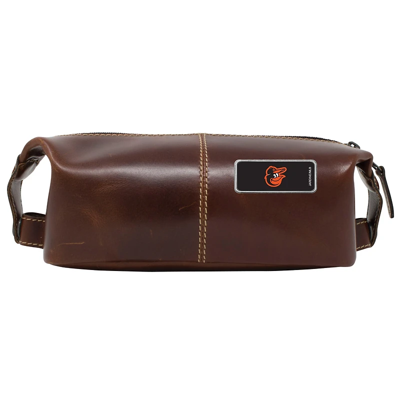 Baltimore Orioles Color Logo Plate Wind River Canyon Travel Kit - Brown