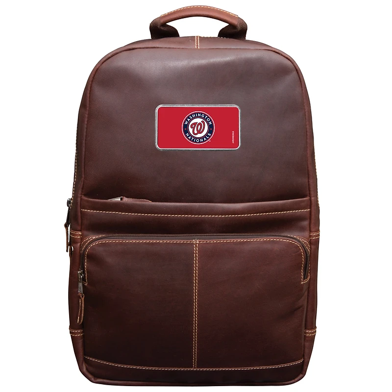 Brown Washington Nationals Color Logo Plate Kannah Canyon Backpack