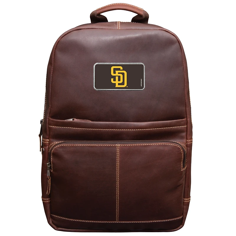Brown San Diego Padres Color Logo Plate Kannah Canyon Backpack