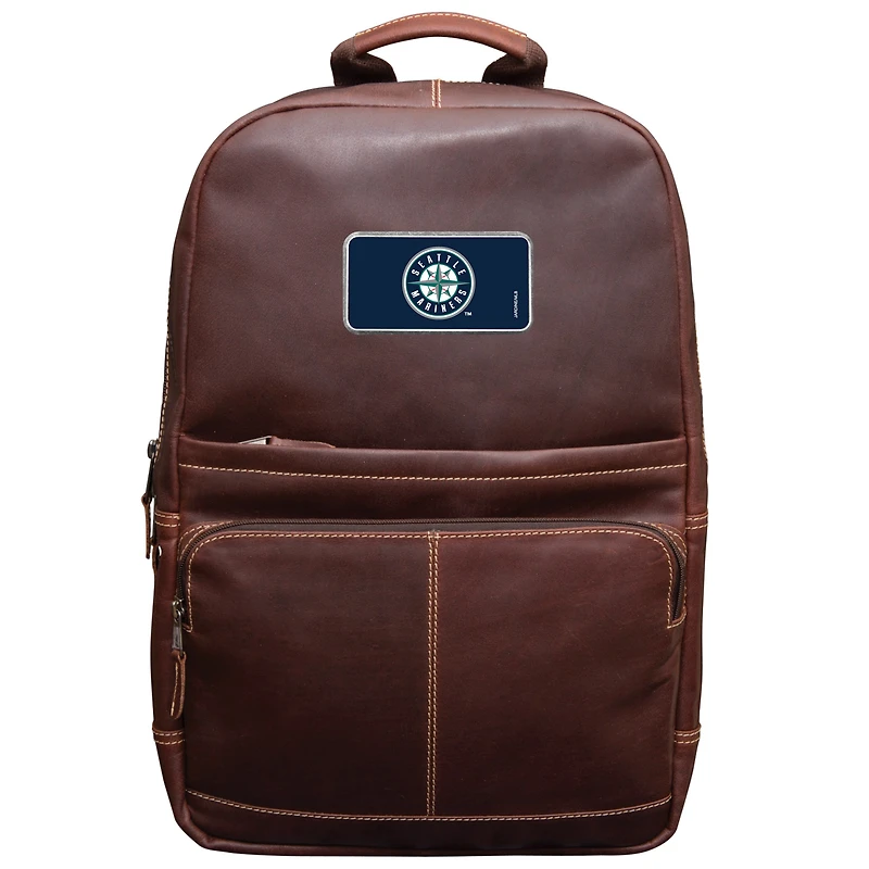 Brown Seattle Mariners Color Logo Plate Kannah Canyon Backpack