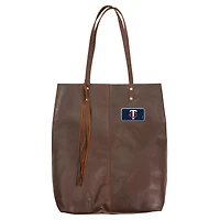 Brown Minnesota Twins Color Logo Plate Mee Canyon Tote