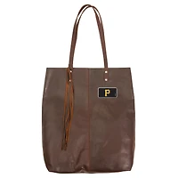 Brown Pittsburgh Pirates Color Logo Plate Mee Canyon Tote