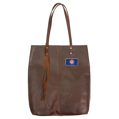 Brown Texas Rangers Color Logo Plate Mee Canyon Tote