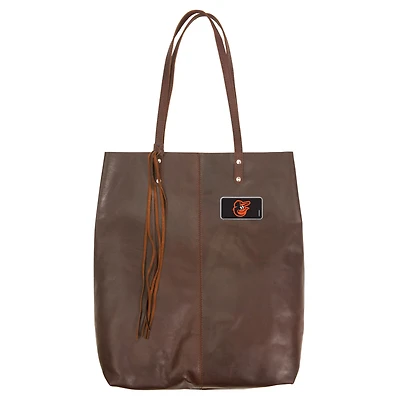 Brown Baltimore Orioles Color Logo Plate Mee Canyon Tote