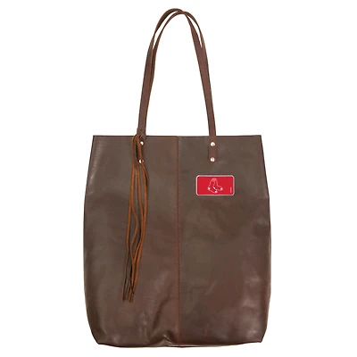Brown Boston Red Sox Color Logo Plate Mee Canyon Tote