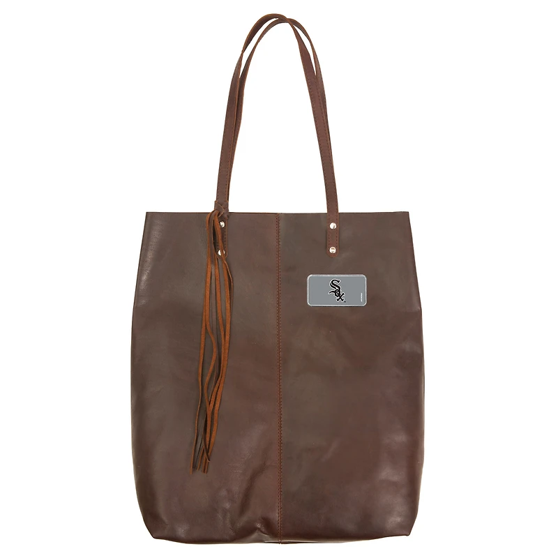 Brown Chicago White Sox Color Logo Plate Mee Canyon Tote