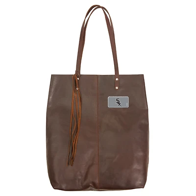 Brown Chicago White Sox Color Logo Plate Mee Canyon Tote