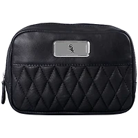 Black Chicago White Sox Color Logo Plate Brea Canyon Zurich Leather Cross Body Bag
