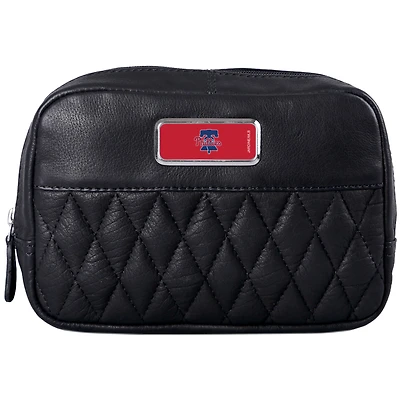 Black Philadelphia Phillies Color Logo Plate Brea Canyon Zurich Leather Cross Body Bag
