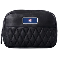 Black Texas Rangers Color Logo Plate Brea Canyon Zurich Leather Cross Body Bag