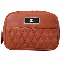 Tan San Francisco Giants Color Logo Plate Brea Canyon Zurich Leather Cross Body Bag