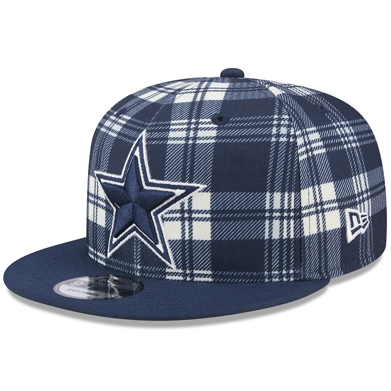 Men's New Era Navy Dallas Cowboys 2024 Sideline Statement 9FIFTY Snapback Hat