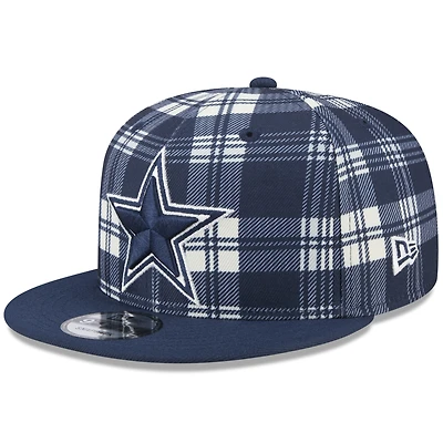 Men's New Era Navy Dallas Cowboys 2024 Sideline Statement 9FIFTY Snapback Hat