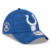 Men's New Era Royal Indianapolis Colts 2024 Sideline Secondary Logo 39THIRTY Flex Hat