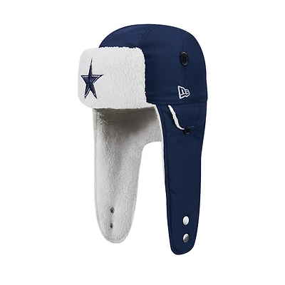 Men's New Era Navy Dallas Cowboys Sherpa Trapper Hat