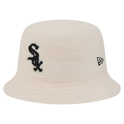 Women's New Era White Chicago White Sox Chrome Cozy Bucket Hat