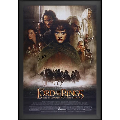 Sean Astin The Lord of the Rings: The Fellowship of the Ring Autographed Framed 24" x 36" Movie Poster