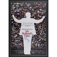 Richard Dreyfuss Mr. Holland's Opus Autographed Framed 27" x 40" Movie Poster - Signed in Blue Ink - BAS