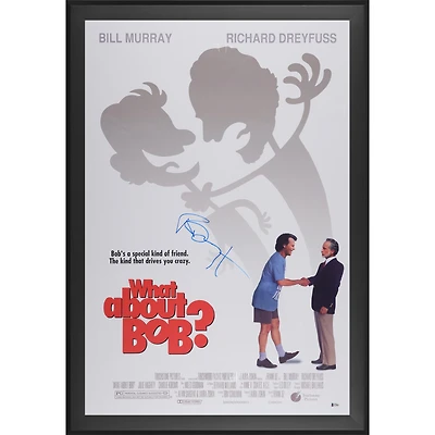 Richard Dreyfuss What About Bob? Autographed Framed 27" x 40" Movie Poster - Signed in Blue Ink - BAS