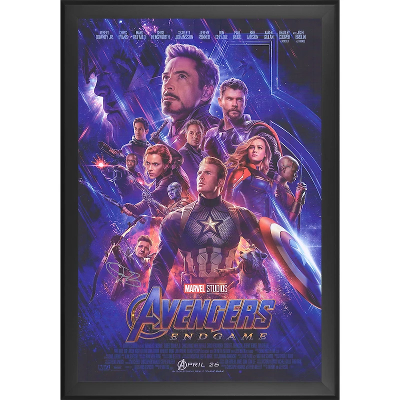 Jeremy Renner Avengers: Endgame Autographed Framed 27" x 40" Movie Poster