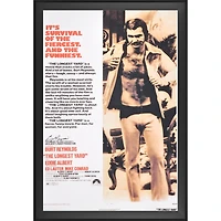Burt Reynolds The Longest Yard Autographed Framed 27" x 40" Movie Poster