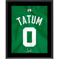 Jayson Tatum Boston Celtics 10.5" x 13" Jersey Number Sublimated Player Plaque