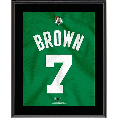 Jaylen Brown Boston Celtics 10.5" x 13" Jersey Number Sublimated Player Plaque