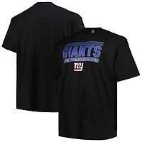 Men's Fanatics Black New York Giants Big & Tall Pop T-Shirt