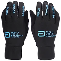 Unisex Black Abbott World Marathon Majors Technical Gloves