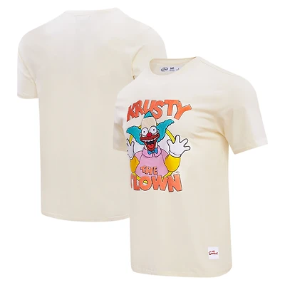 Men's Freeze Max  Natural The Simpsons Krusty The Clown T-Shirt