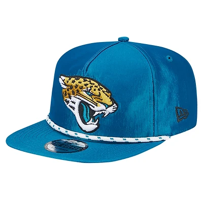 Men's New Era Teal Jacksonville Jaguars  Rope Golfer Snapback Hat