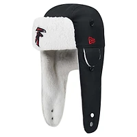 Men's New Era Black Atlanta Falcons Sherpa Trapper Hat